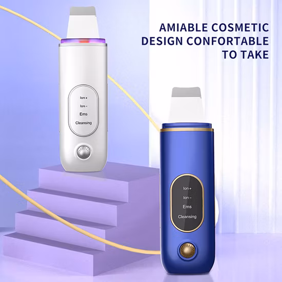 Il più recente dispositivo per la cura della pelle di bellezza, scrubber ad ultrasuoni per la pelle del viso