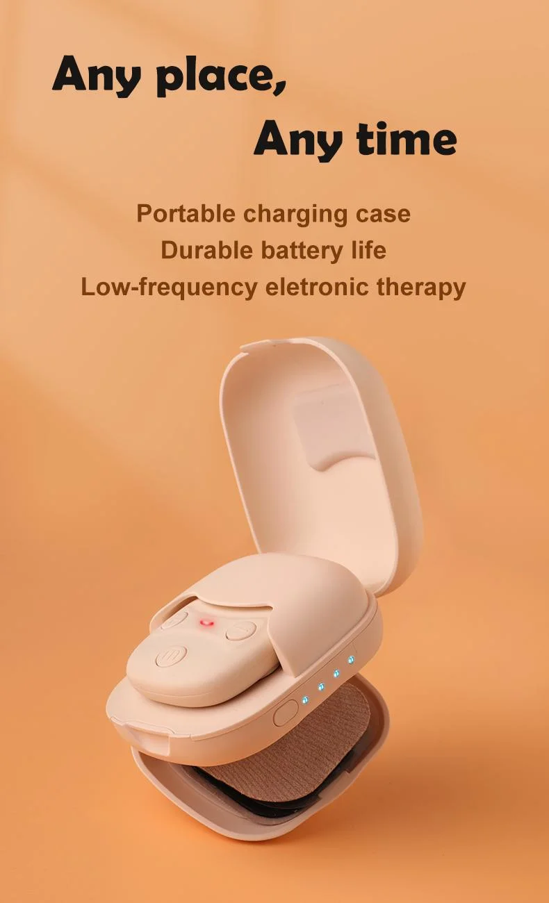EMS Portable Body Neck Massager Wireless Battery Case Mini Massager