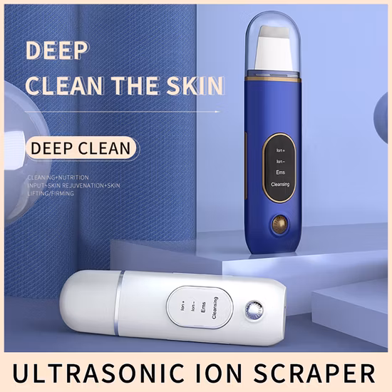 Latest Beauty Personal Skin Care Device Ultrasonic Facial Skin Scrubber