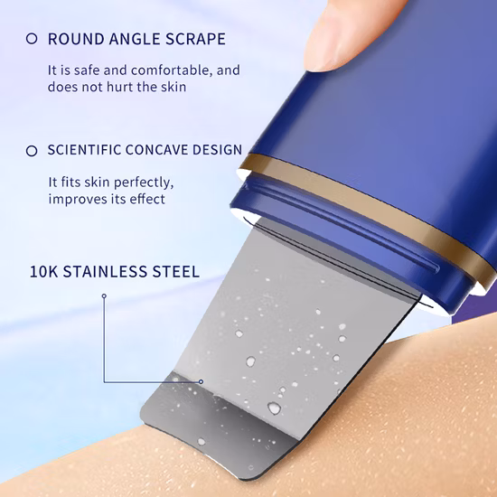 Latest Beauty Personal Skin Care Device Ultrasonic Facial Skin Scrubber