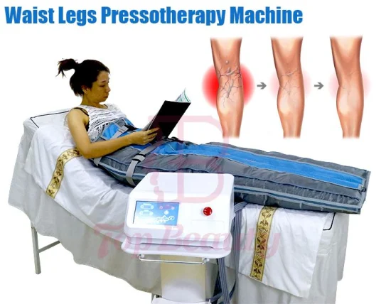 Pressoterapia, pompa pneumatica TVP sportiva, stivali di recupero, circolazione linfatica, massaggiatore per le gambe