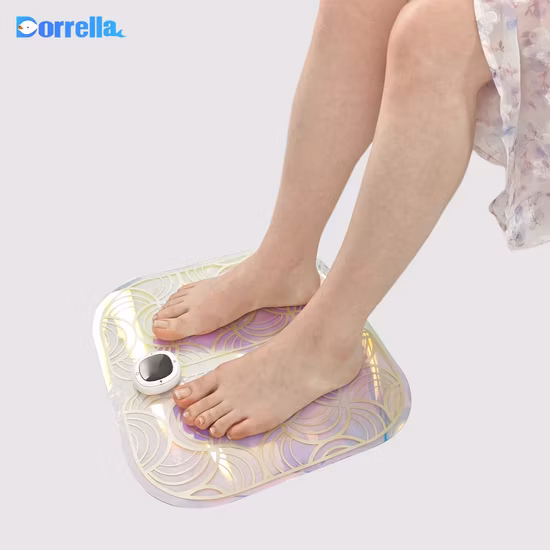 Prodotti caldi Decine Tappetino per massaggio Piedi Stimolatore muscolare Tappetino per massaggio Massaggiatore elettrico per piedi vibrante EMS